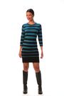 Roman Blue Gradient Stripe Knitted Dress - Image 2 of 6