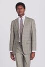 MOSS Neutral Nude Tailored Fit Performance Check Suit Jacket - Image 2 of 5
