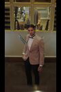 Harry Brown Pink Leo Velvet Tuxedo Dinner Jacket with Shawl Lapel Detail - Image 2 of 12