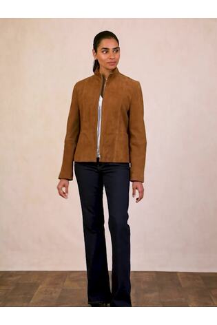 Lakeland Leather Tan Muncaster Suede Jacket - Image 2 of 7