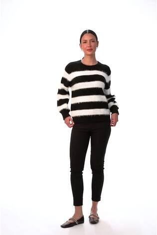 Negro - Roman Fleece Lined Begaline Trousers - Imagen 2 de 6