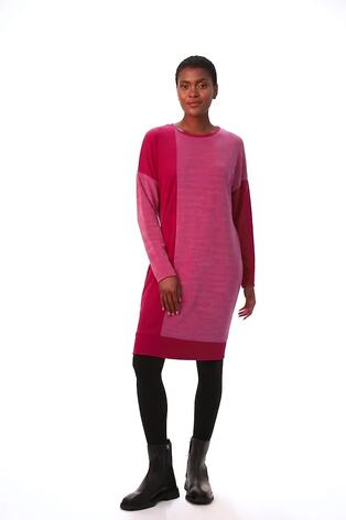 Roman Red Colour Block Stretch Jumper Dress - Image 2 of 6