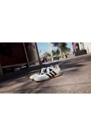 adidas White Barreda Mary Jane Junior Trainers - Image 2 of 10