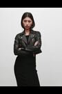 AllSaints Black Biker Jacket - Image 2 of 9