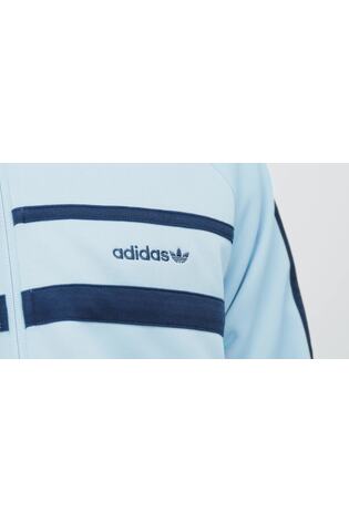 adidas Originals Light Blue Track Top - Image 2 of 8 adidas Originals Light Blue Track Top - Image 2 of 8
