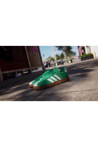 adidas Green/White VL Court Trainers - Image 1 of 1