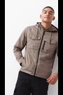 Stone Natural Shower Resistant Hooded Utility Jacket - Image 2 of 10