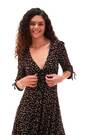 Roman Natural Spot Ruched Stretch Dress - Image 2 of 6