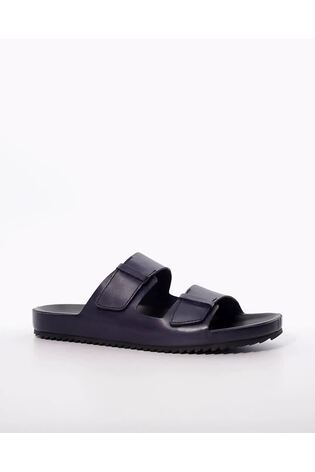 Dune London Blue Intells Double Strap Sandals - Image 2 of 6