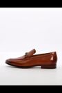 Dune London Tan Brown Scilly Woven Trim Loafers - Image 2 of 7