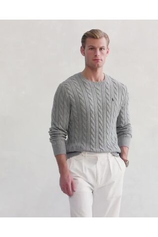 Polo Ralph Lauren Grey Driver Long Sleeve Pullover Jumper - Image 2 of 5