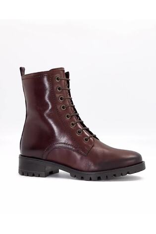 Buy Dune London Brown Prestone Cleated Sole Lace Up Hiker Boots from Next Luxembourg