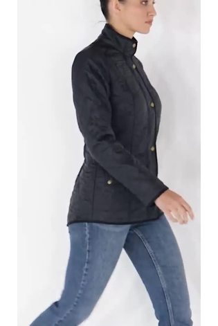 Buy Barbour Navy Cavalry Quilted Jacket from Next Poland