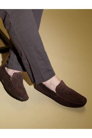 Коричневый - Jones Bootmaker Zain Suede Slippers - Image 2 of 7