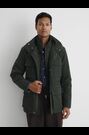 Four-Pocket Hooded Jacket with Removable Gilet in Dark Green - Image 2 of 9