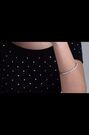 Ted Baker Silver Tone Claudia Narrow Crystal Hinged Bangle Bracelet - Image 2 of 6