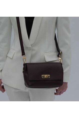 Apatchy Burgundy The Maisie Midi Leather Bag - Image 2 of 7