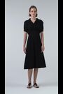 leem Black Batwing Sleeve Maxi Dress - Image 2 of 6