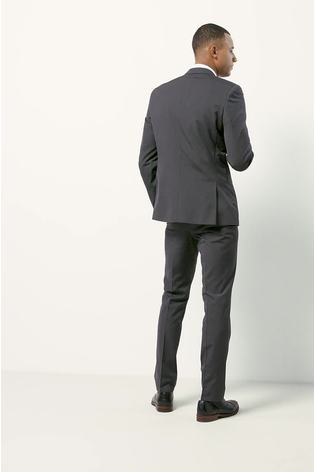 Gris antracita - Corte slim - Traje con dos botones - Imagen 2 de 11 Gris antracita - Corte slim - Traje con dos botones - Imagen 2 de 11
