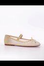 Dune London Natural Happeningg Embellished Ballerina Flats - Image 2 of 7