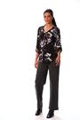 Roman Grey V-Neck Floral Print Shirt - Image 2 of 6