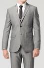Light Grey Tailored Two Button Suit Jacket - Image 2 of 12