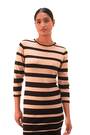 Roman Brown Gradient Stripe Knitted Dress - Image 2 of 6