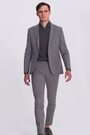 DKNY Slim Fit Grey Suit: Jacket - Image 2 of 8
