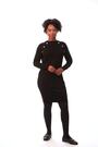 Roman Black Plain Button Detail Knitted Dress - Image 2 of 6