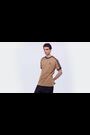 Marrón - Camiseta clásica con 3 rayas de algodón 100 % Adicolor de adidas - Imagen 2 de 7