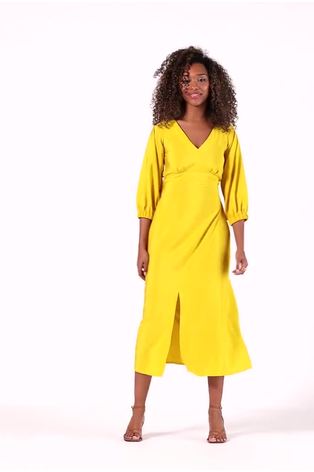 Buy yellow dress outlet
