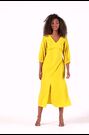 Closet Yellow London Open Back Dress - Image 2 of 5