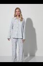 Aruelle Blue Lenora Embroidered Striped Long Pyjamas Set - Image 2 of 5