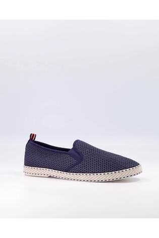 Buy Dune London Blue Flin Mesh Espadrille Shoes from Next Luxembourg