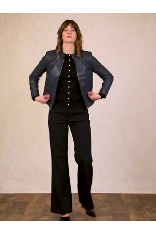 Lakeland Leather Blue Annaside Jacket - Image 2 of 7