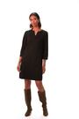 Roman Black Keyhole Chain Shift Dress - Image 2 of 6