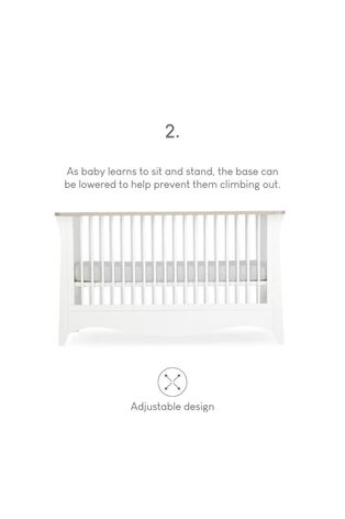 Buy Cuddleco White Ash Clara Cot Bed from the Next UK online shop