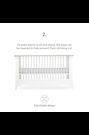 CuddleCo White Ash Clara Cot Bed - Image 2 of 7