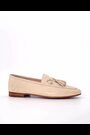 Dune London Cream Graysons Flexible Sole Tassel Loafers - Image 2 of 6