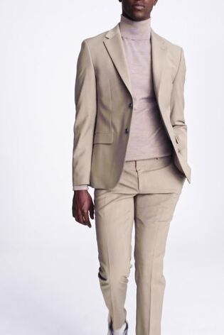 DKNY Slim Fit Natural Jacket - Image 2 of 6 DKNY Slim Fit Natural Jacket - Image 2 of 6