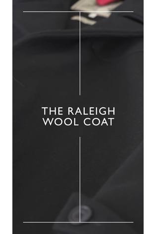 Aubin Blue Raleigh Wool Coat