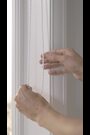 Natural Ready Made Matte Chenille Blackout Roman Blind - Image 2 of 8