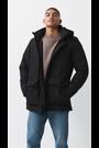 Black Shower Resistant Parka Coat - Image 2 of 12