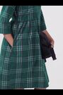 FatFace Sara Green Bubble Cord Check Dress - Image 2 of 5