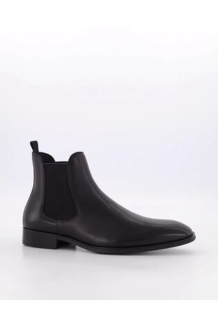 Dune London Black Standard Fit Mandatory Suede Chelsea Boots - Image 2 of 7