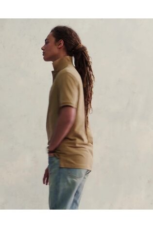 Polo Ralph Lauren Brown Short Sleeve Mesh Polo Shirt - Image 1 of 1