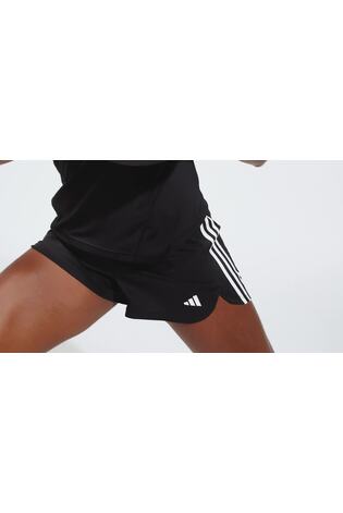adidas Black Pacer Woven Shorts - Image 2 of 6