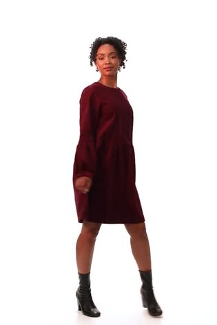 Roman Purple Petite Cotton Mini Dress - Image 2 of 6