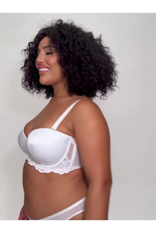 Ann Summers The Icon Padded DD+ Satin Multiway Strapless Bra - Image 2 of 2