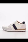 Dune London White Standard Fit Treck Stripe Webbing Runner Trainers - Image 2 of 6